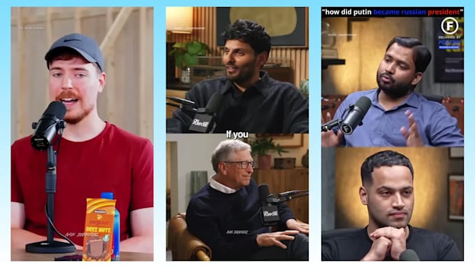 create viral podcast shorts with captions and hooks