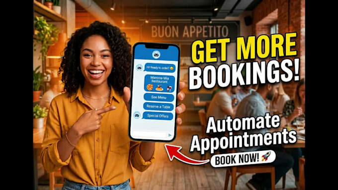 create a chatbot for bookings, leads and customer support