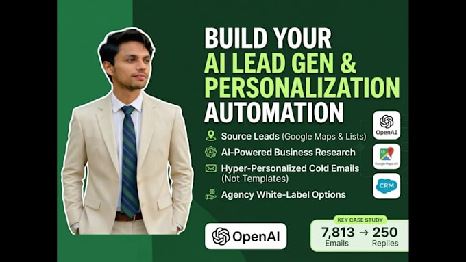 build ai lead generation automation with personalized cold email outreach