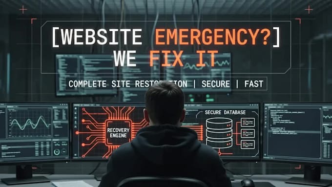 fix the database, rescue crashed websites, and restore backups