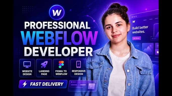 build your webflow website fast custom and high performance websites