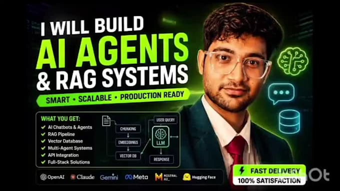 custom ai agents and rag systems using llms