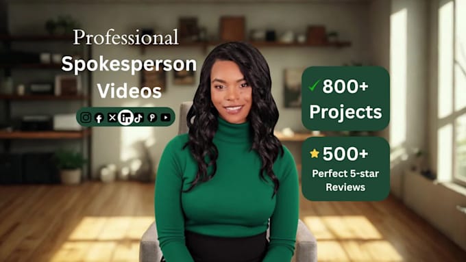 create engaging promotional spokesperson video that converts