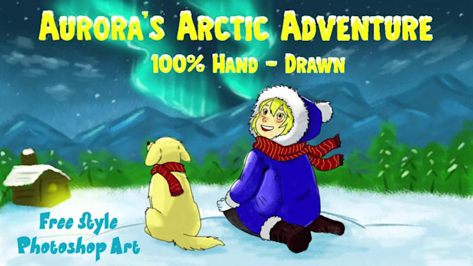 create hand drawn freestyle children book illustrations