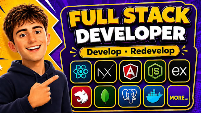 do web application, software development, full stack website development