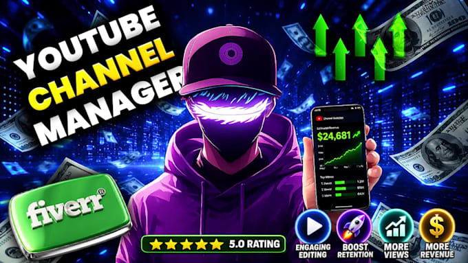 be your professional youtube channel manager