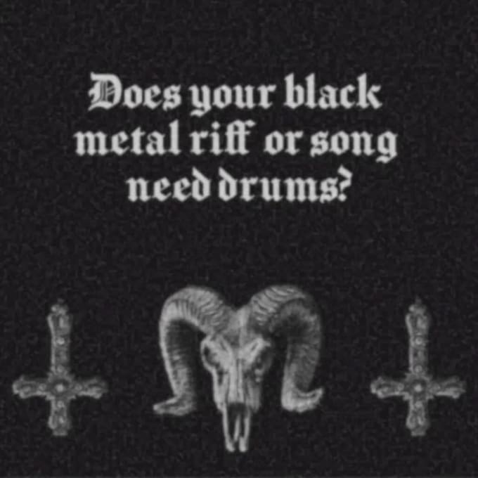 program realistic black metal midi drums