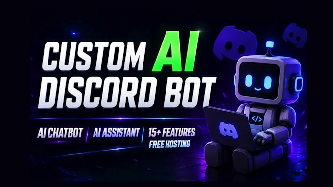 create a custom ai discord bot with 15 features