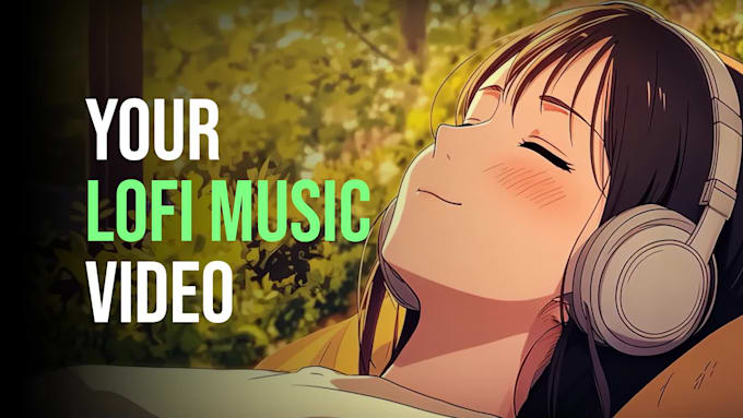 create a custom lofi loop animation music video for youtube