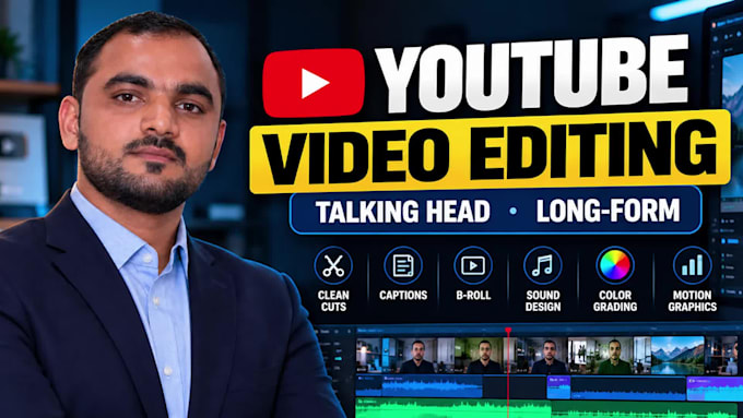edit youtube talking head videos and long form content