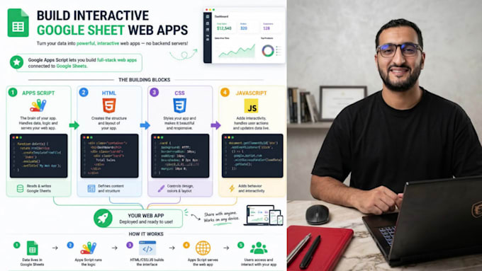 build a custom google sheets web app with apps script