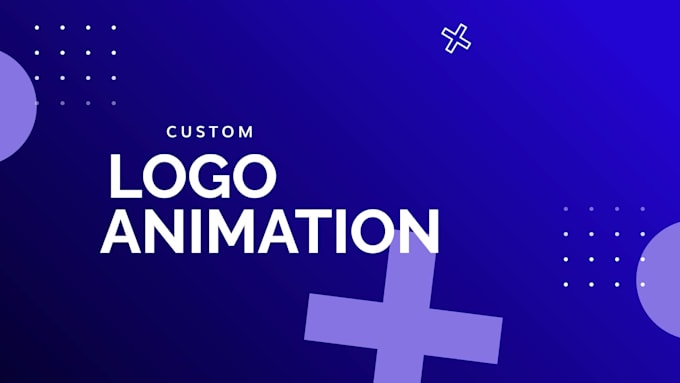 design a professional 2d custom logo animation