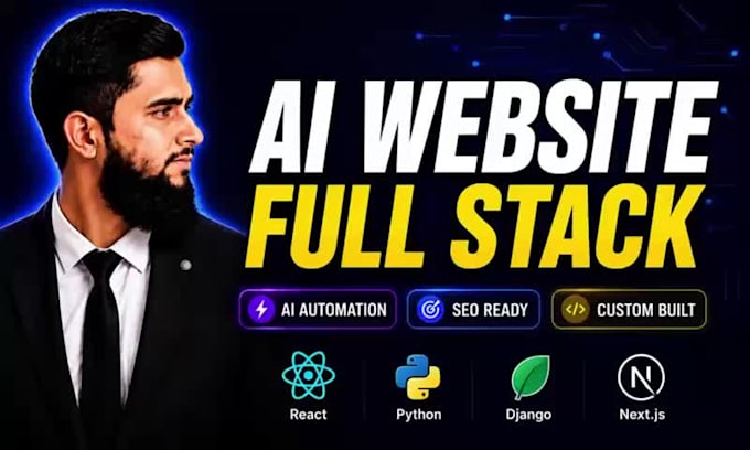build fast SEO optimized ai website as a full stack developer