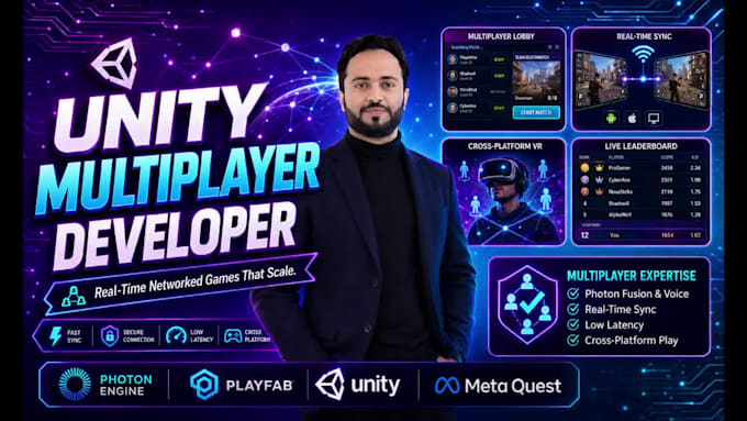 build a unity multiplayer prototype with photon fusion