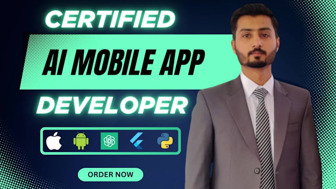 do ai mobile app development, ios app, android app, ai app as flutter developer