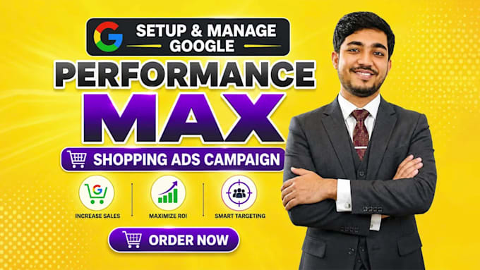 setup google performance max shopping campaign
