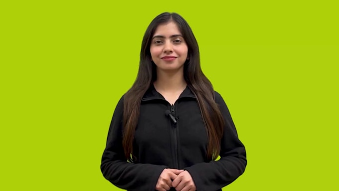 be your spokesperson for custom green screen videos