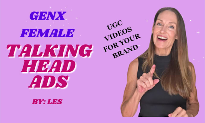 create talking head videos as a genx female creator