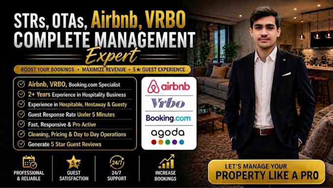 be your co host for airbnb complete property management