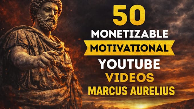 create motivational monetizable youtube video