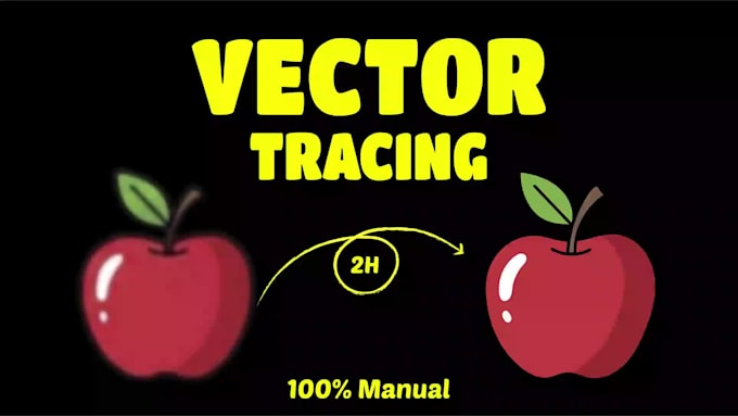 vector conversion, image to vector, logo to vector, manual tracing, in 24 hours