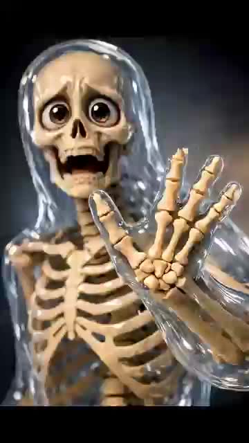 create dr data style ai skeleton animation shorts