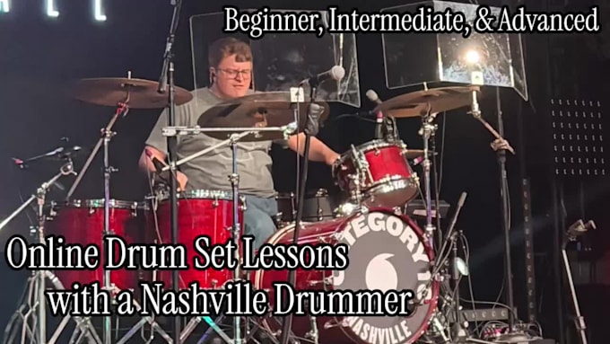 give you personalized 1 on 1 drum lessons from my nashville home studio