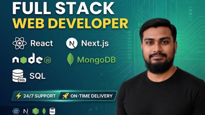 develop modern full stack next js and react web applications with node js