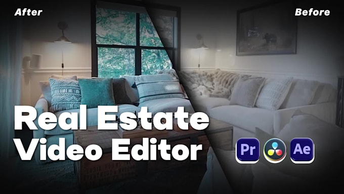 edit cinematic real estate video and drone footage