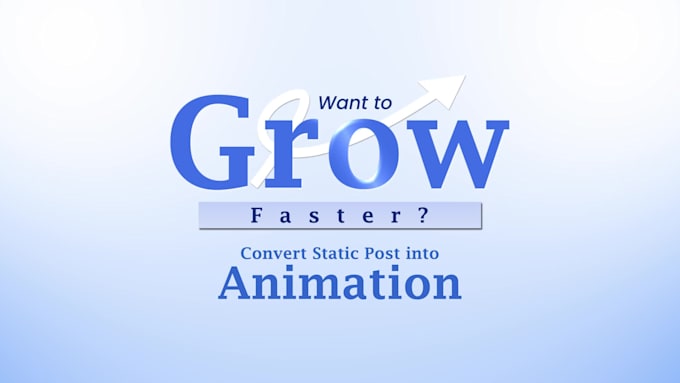 turn static social media posts into animated motion graphics