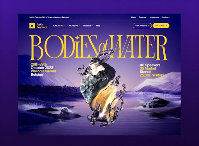 design and develop an awwwards style 3d website with gsap animations
