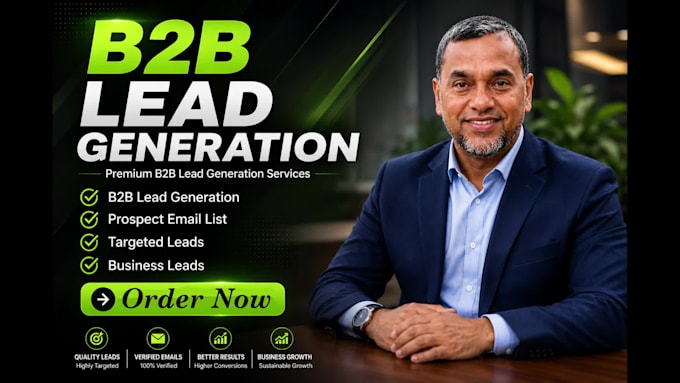 b2b lead generation, linkedin lead generation, and build a prospect email list
