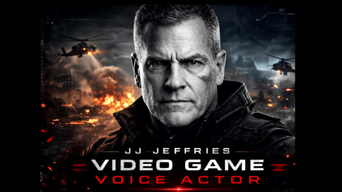 deliver cinematic video game character voice acting