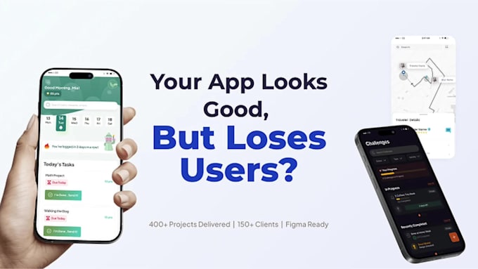 design mobile app UI UX for startup mvp in figma
