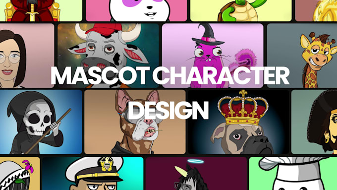 design a custom vector mascot character for your brand