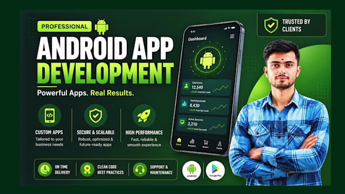be your android app developer for mobile app development