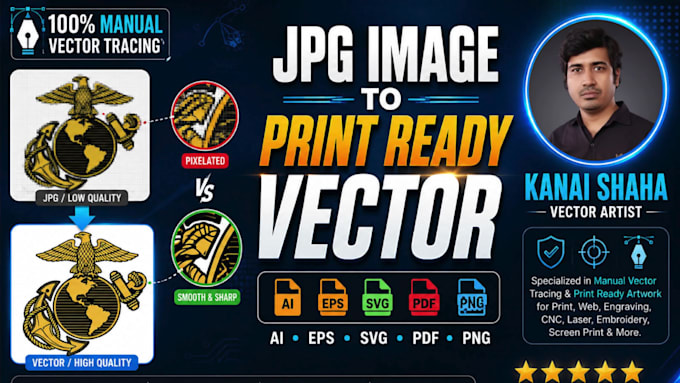 do professional vector tracing
