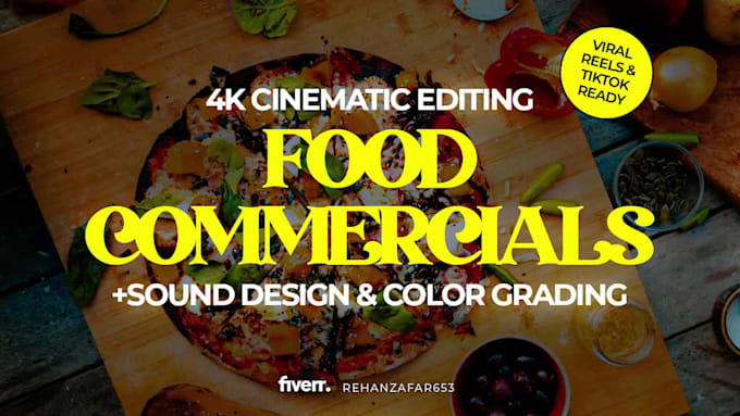 edit cinematic food and restaurant promo videos