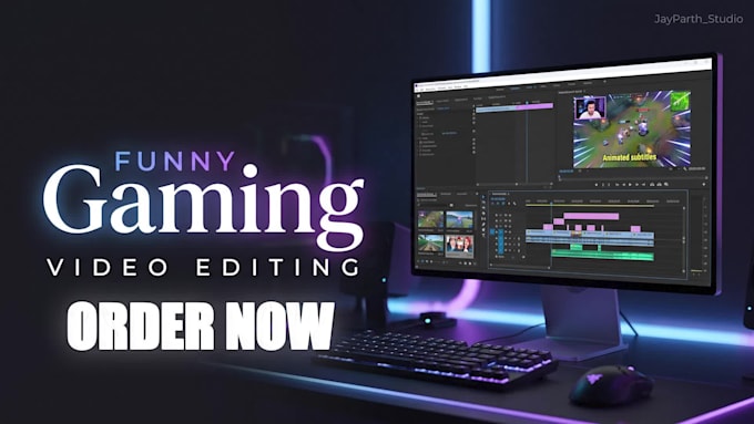 do funny gaming video edit for social media