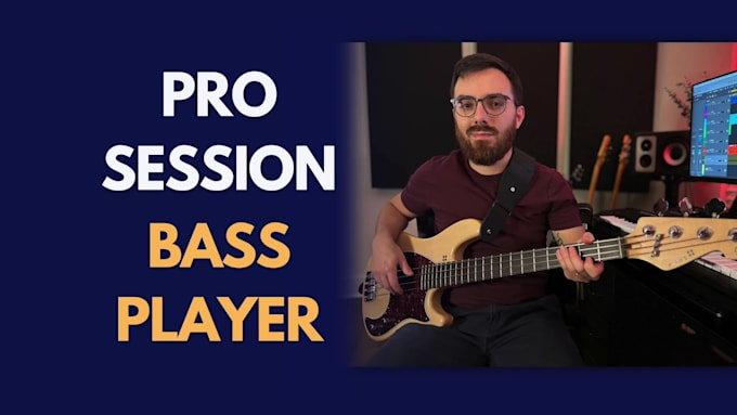 be your pro bass player in pop, rnb, soul, rock, funk