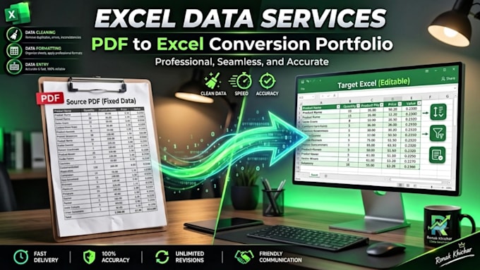 do data entry, data cleaning, formatting