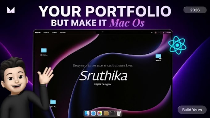 design and develop a custom responsive portfolio website