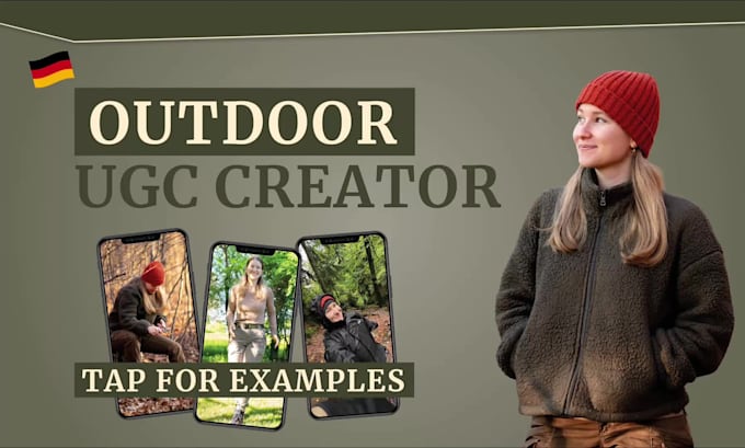 create authentic german ugc outdoor videos for your brand