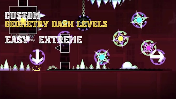professionally decorate dash collab level, custom level art and effects