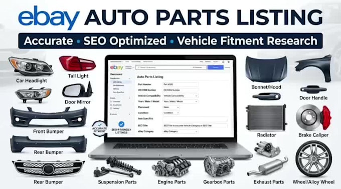 do ebay auto parts listing, ebay motors, automotive listing