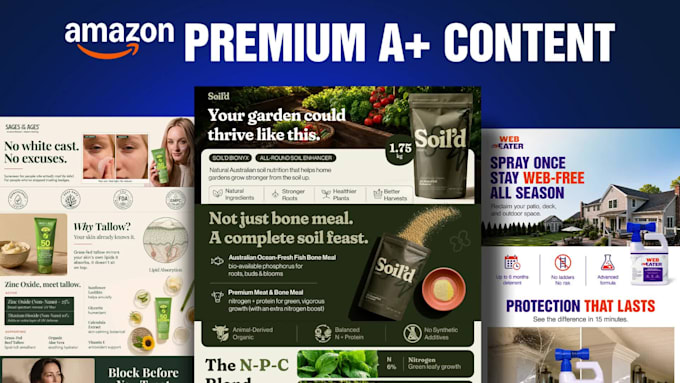 design amazon premium a plus content that converts, mobile first