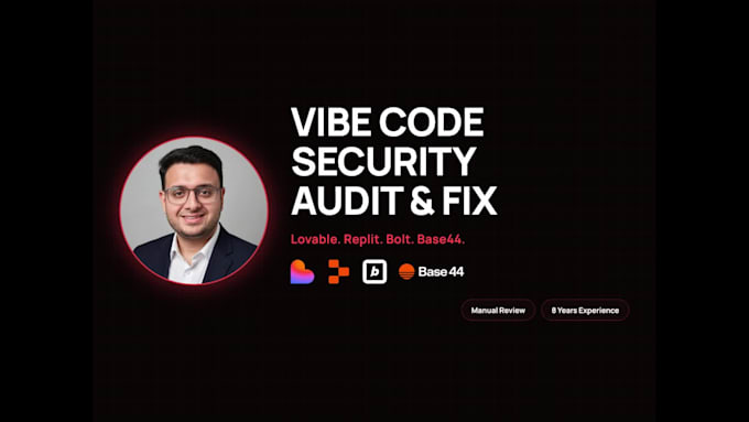 do a security audit code review and fix your vibe coded app