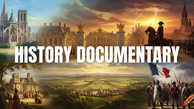 create a professional history documentary video for youtube