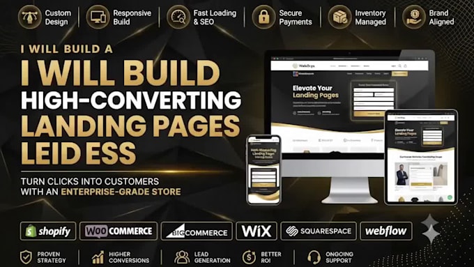 build high converting landing page