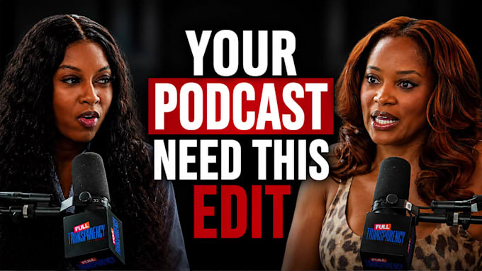 edit your podcast episodes, create trailers, sizzle reels and mix audio